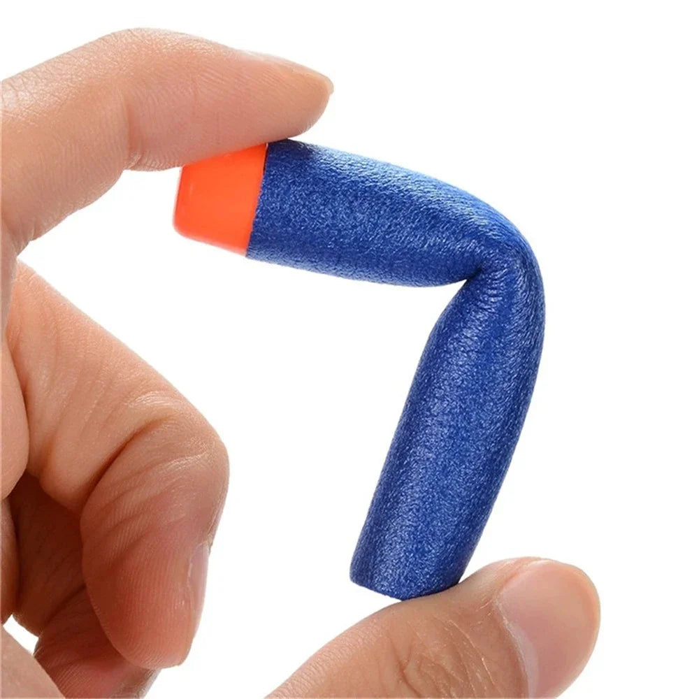 200/100pcs Blue Solid Round Head Bullets 7.2cm - Nerf Series Blasters Refill Darts