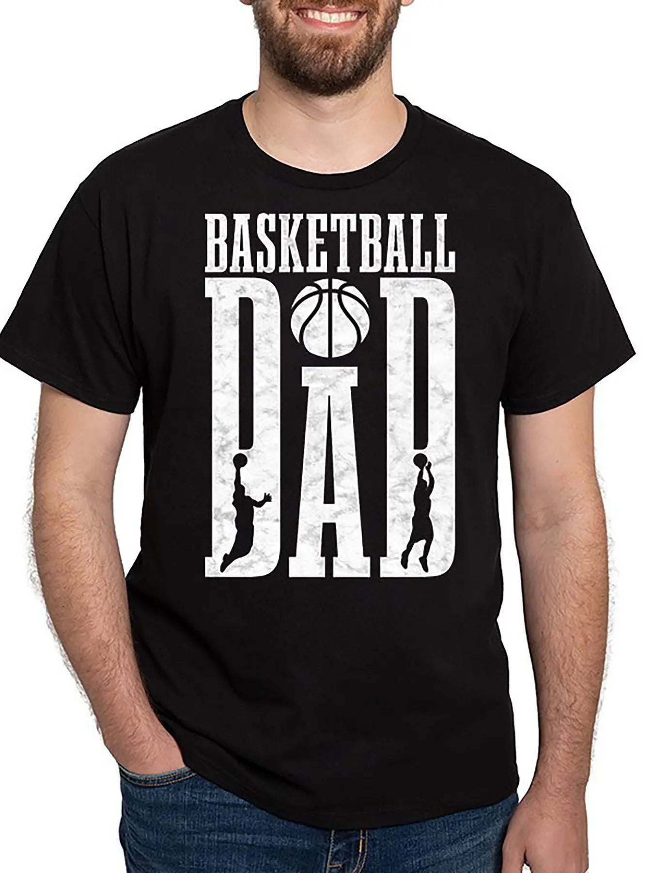 Basketball Dad Men’s Short Sleeve Graphic T-shirt