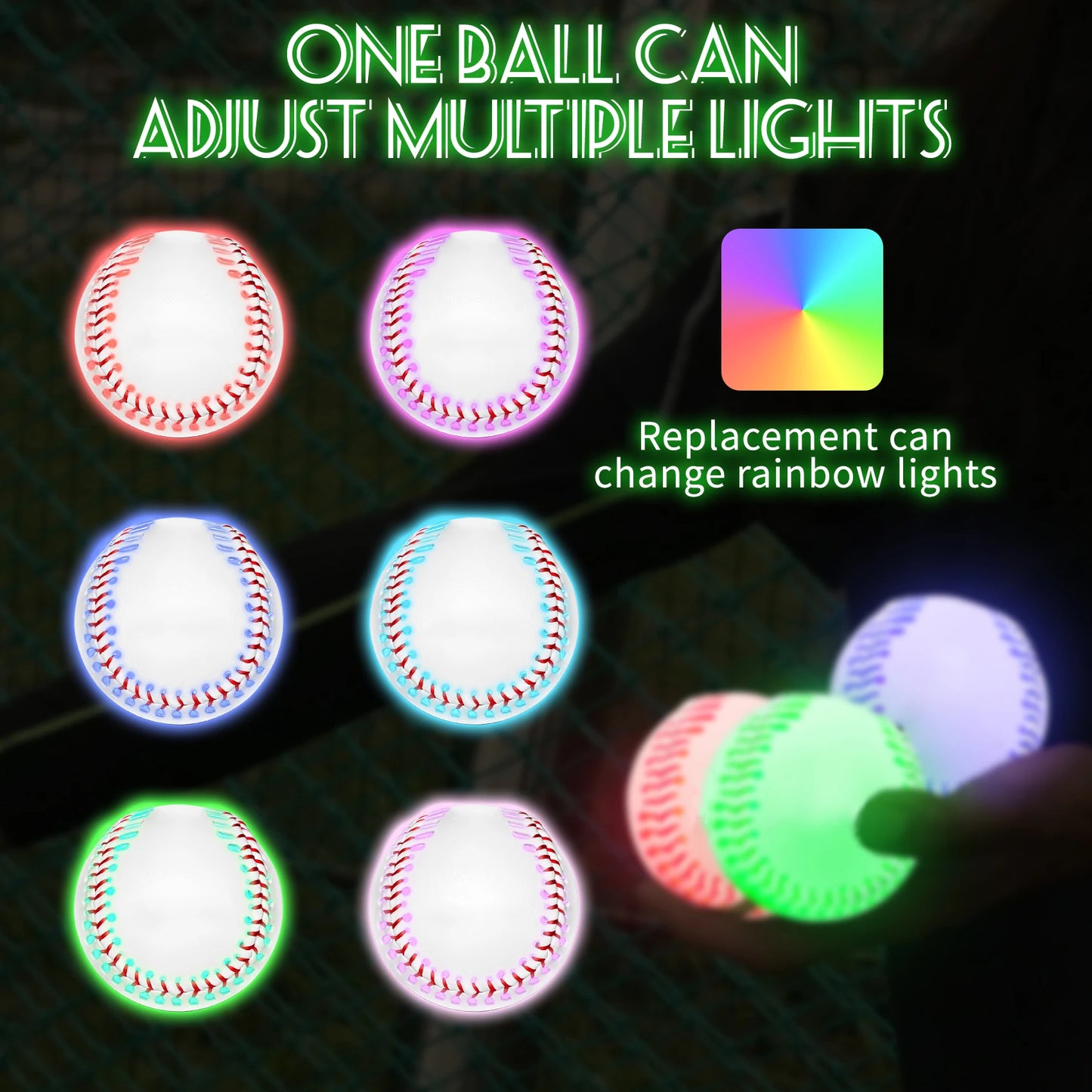 Light up, Glow in the dark - Baseball