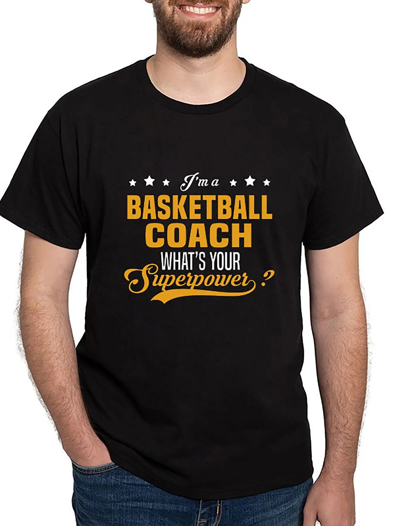 Basketball Coach Men’s Short Sleeve Graphic T-shirt