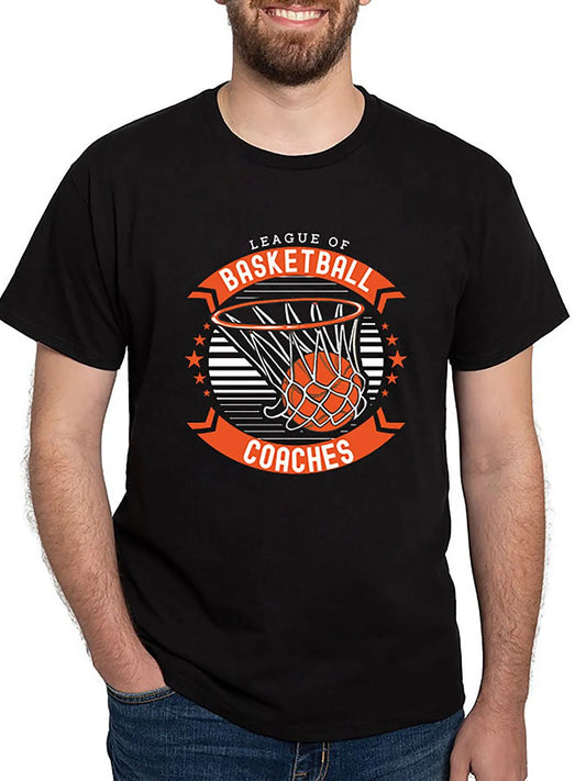 Basketball Coach Men’s Short Sleeve Graphic T-shirt